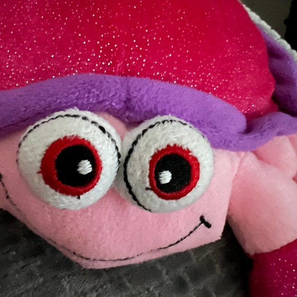 Adorable BMi Merchandise Pink Crab Plush Stuffed Animal Toy NWOT - Picture 5 of 7